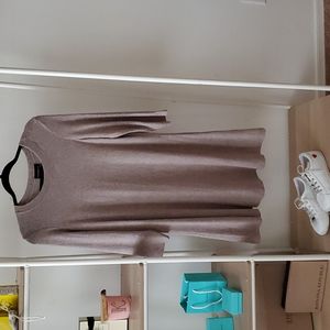 Taupe 3/4 sleeve dress